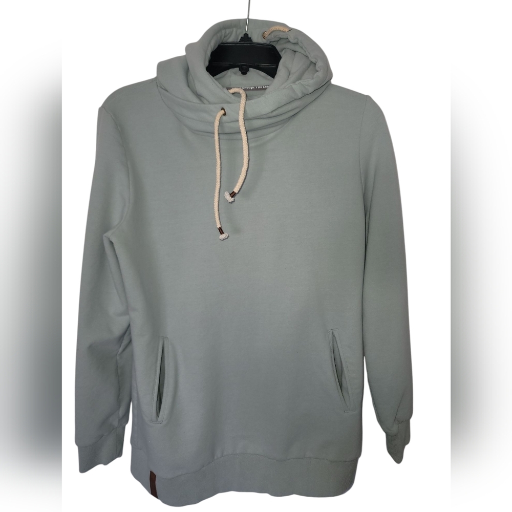 AmperSand Avenue Light Green Hoodie. Size Large